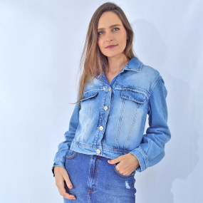 jaqueta jeans tradicional navy – Scalon